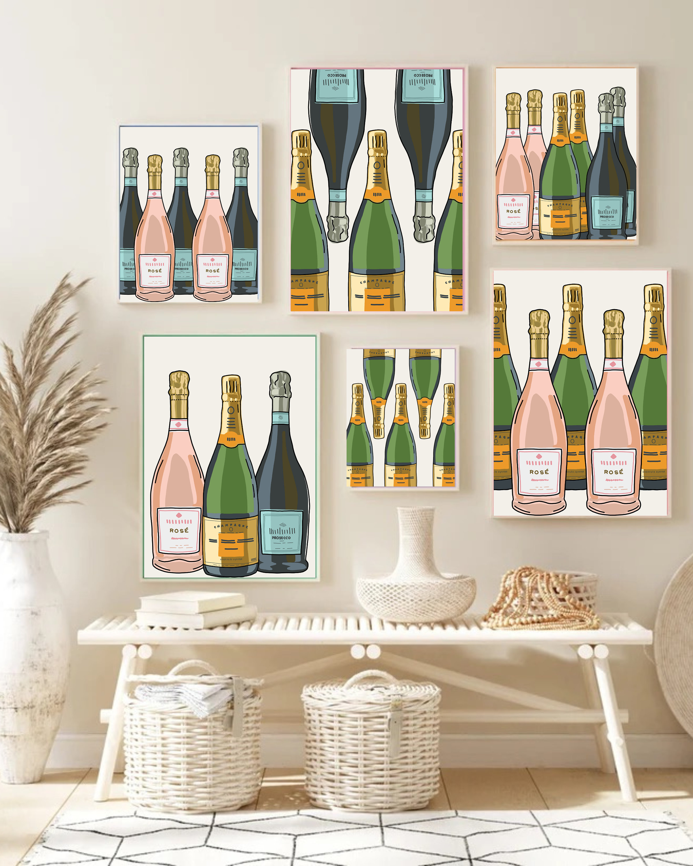  Champagne Veuve Clicquot Poster - Wine Poster Wine Advertising  Drink Vintage Poster Canvas Painting Posters and Prints Wall Art Pictures  for Living Room Bedroom Decor 20x30inch(50x75cm): Posters & Prints
