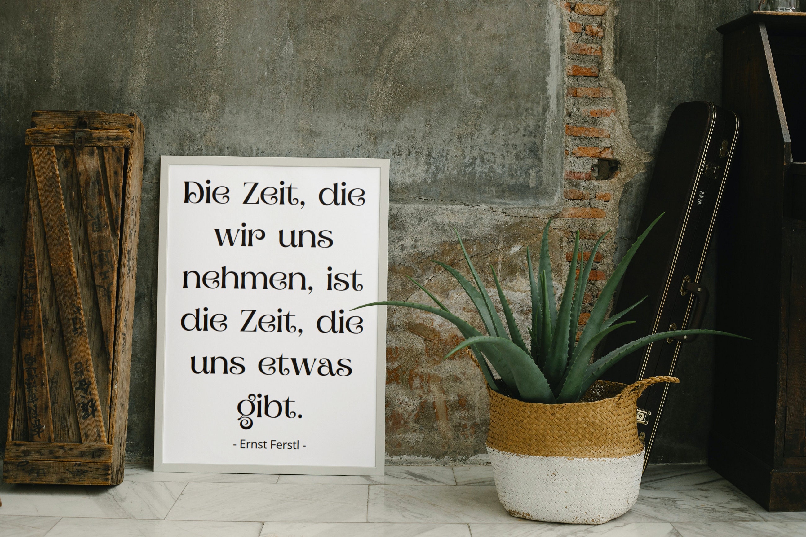 Die Zeit Die Wir Uns Nehmen Ist Die Zeit Die Uns Etwas Gibt Etsy