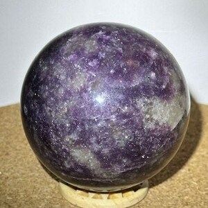 Purple Mica Lepidolite Sphere