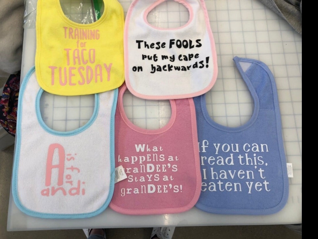 Baby Bib With Funny Sayings Etsy