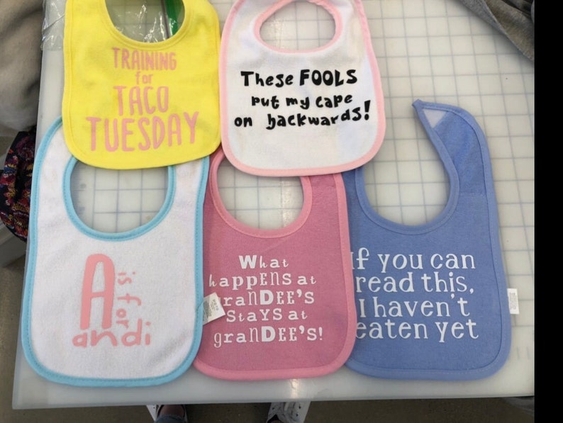 Baby Bib With Funny Sayings Etsy