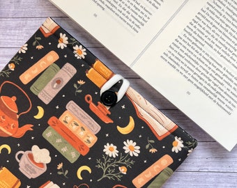 Lettura accogliente - XXL Booksleeve, copertina rigida, libro in brossura, Ipad, protezione per notebook, borsa per libri