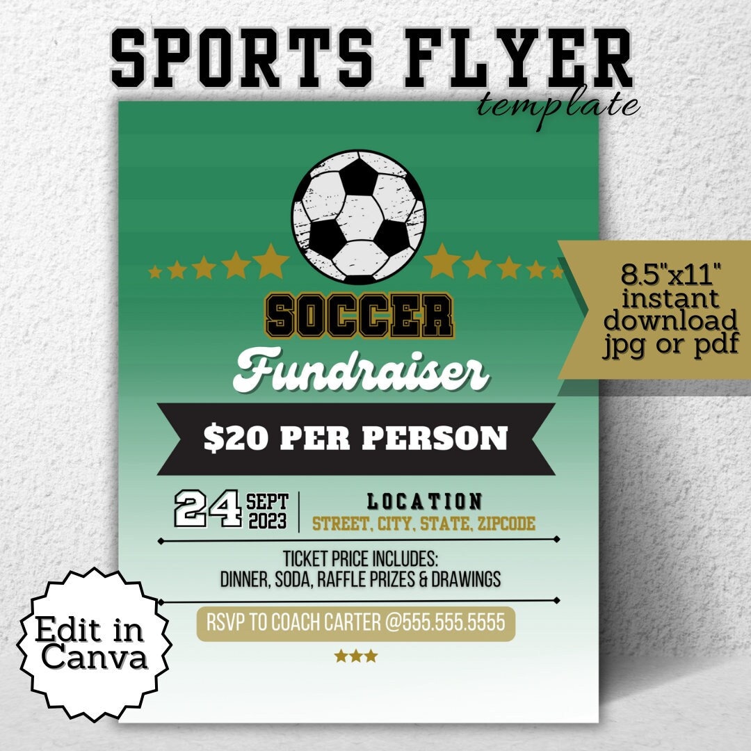 custom-soccer-fundraiser-flyer-printable-flyer-canva-template-school-benefit-poster-team-fundraiser-soccer-party-invitation-etsy for Free Printable Flyers For Fundraisers Custom Soccer Fundraiser Flyer, Printable Flyer, Canva Template, School Benefit, Poster, Team Fundraiser, Soccer Party Invitation - Etsy for Free Printable Flyers For Fundraisers