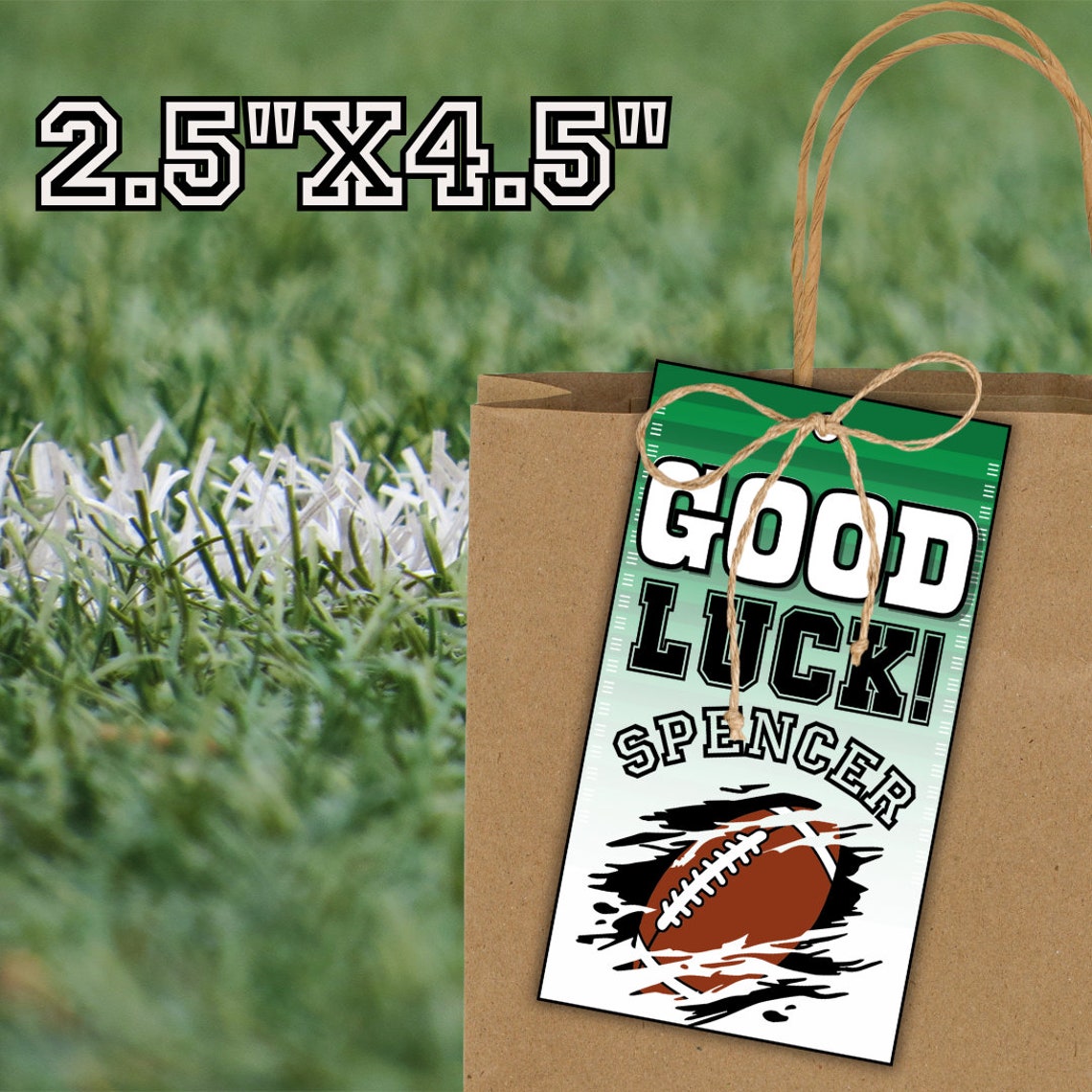 Football Treat Tags, Football Snack Tags, Football Goodie Bag Tags ...