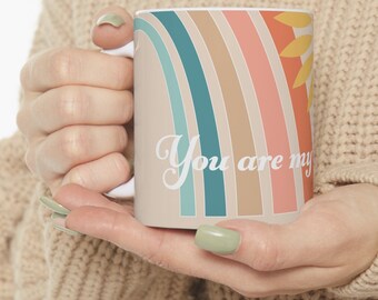 You are my sunshine - Boho Art Ceramic Mug 11oz