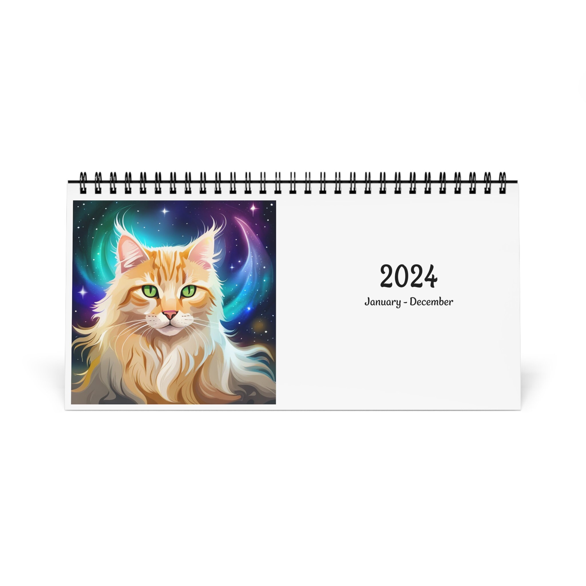 2024 Cat Printable Calendar 2024 Printable Cat Calendar Printable Cat