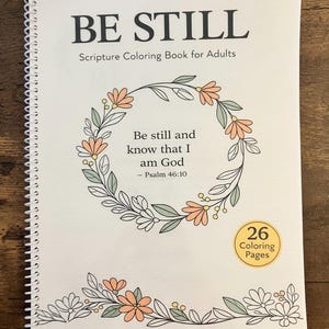 Christian Scripture Coloring Book, Bible Verse Designs, Peaceful Adult Relaxation Pages
