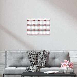 2025 Wall Calendar - Wall Poster - Uncoated Posters