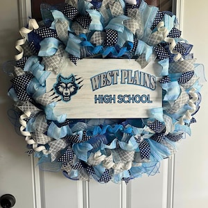 Custom High School / College Wreaths,  Multiple sizes