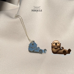 Custom emoji necklace,Silver emoji necklace, best necklaces, revolving hearts emoji necklaces, Animal emoji jewelry, gift emoji necklace