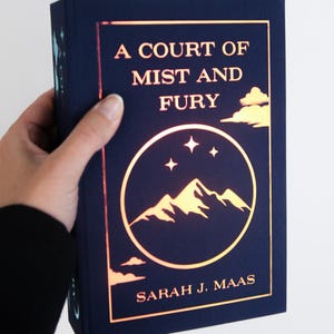 A Court of Mist and Fury Special Edition, ACOMAF Rebind,  Handcrafted Book with Holographic Foil