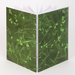 Mixed Media Sketchbook, Watercolor Notebook, Forest Green