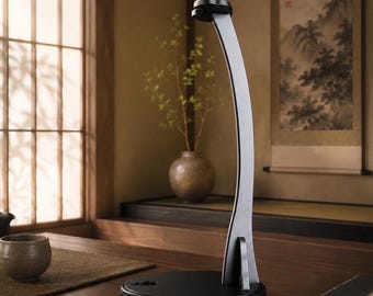 Wooden Katana Sword Stand – Matte Black Tachi Kake Display Stand for Samurai Sword, Bokken & Japanese Sword Decor