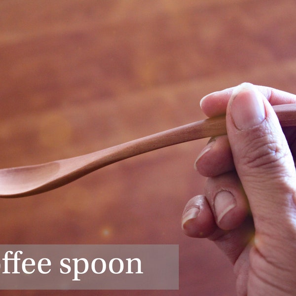 Sawo coffee Spoon - Wooden spoon - Wooden Coffee Spoon - Wood Handcrafted