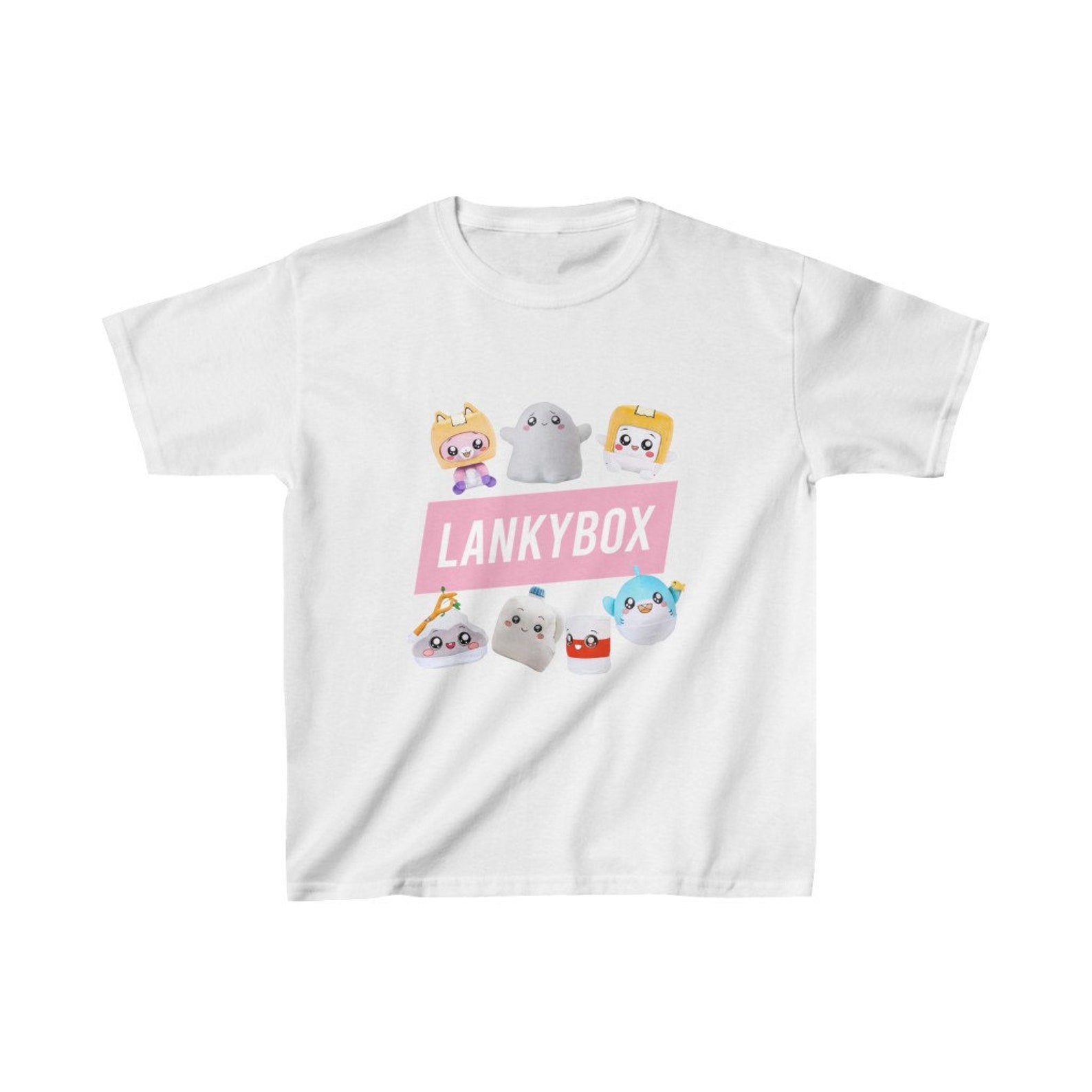 LANKYBOX Kids Cotton Tee LANKY BOX Shirt Lankybox - Etsy