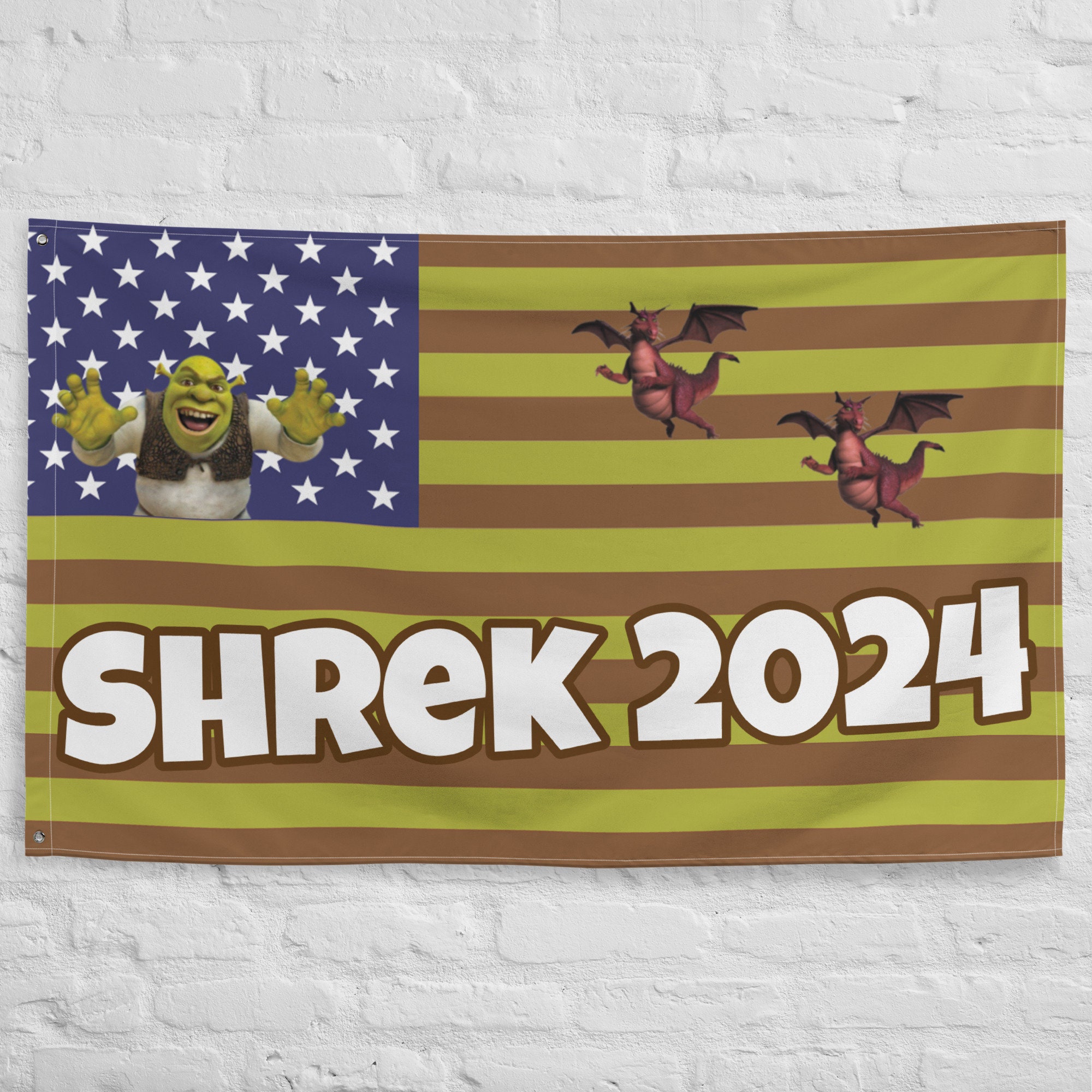 Shrek 2024 President Flag Etsy