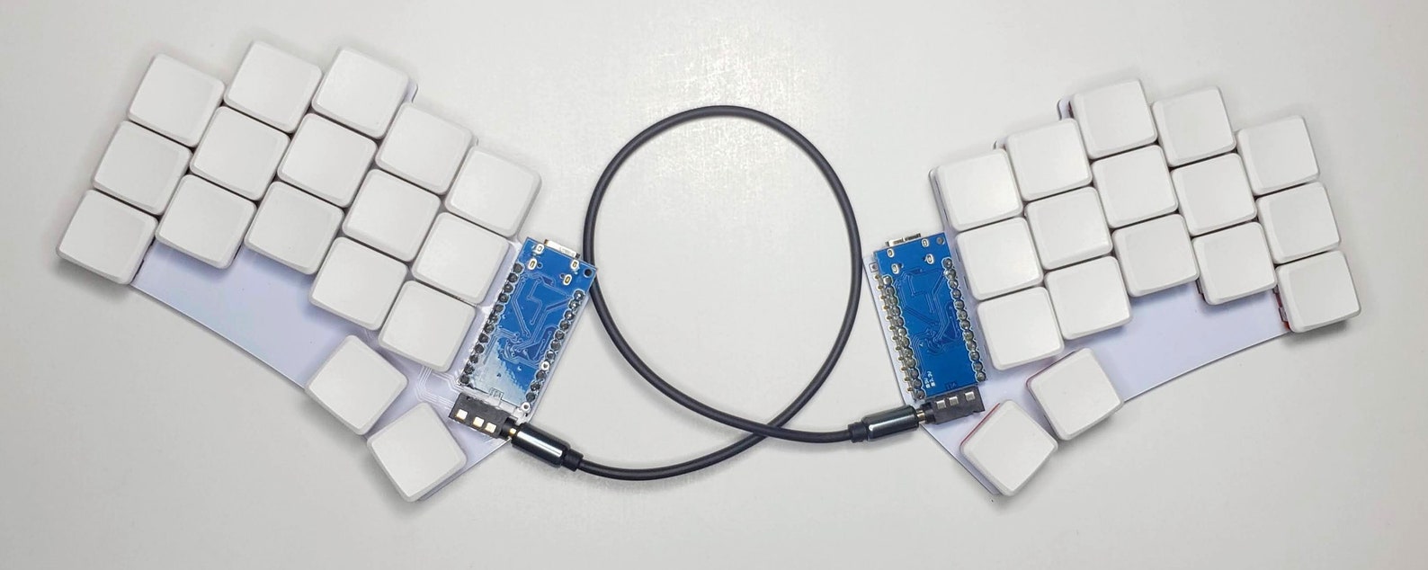 Ferris Sweep Split Ergonomic Mechanical Keyboard White or Etsy