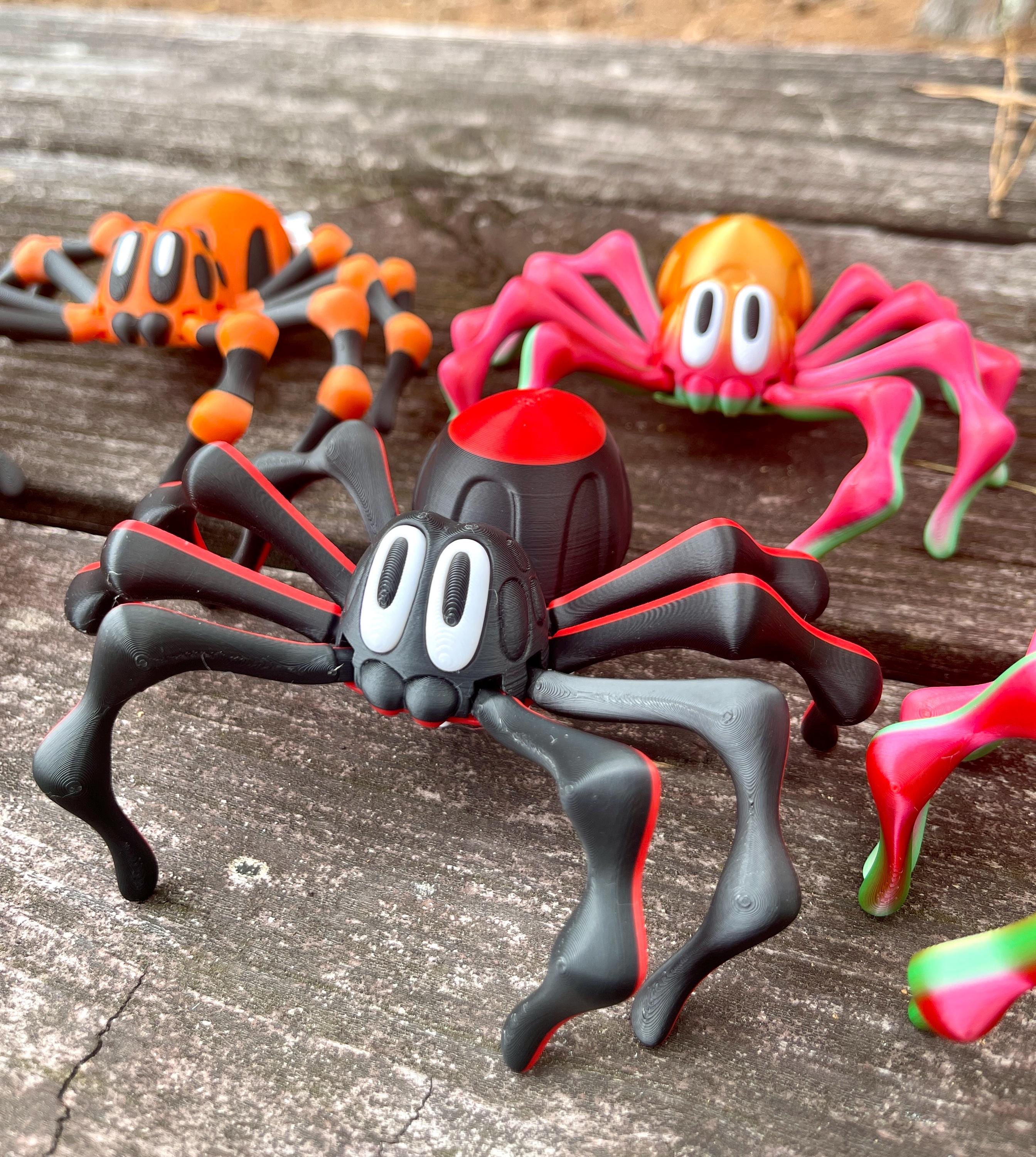 Gelede spin, Spider Fidget speelgoed - Gelede nep-spinfiguren - Mystery