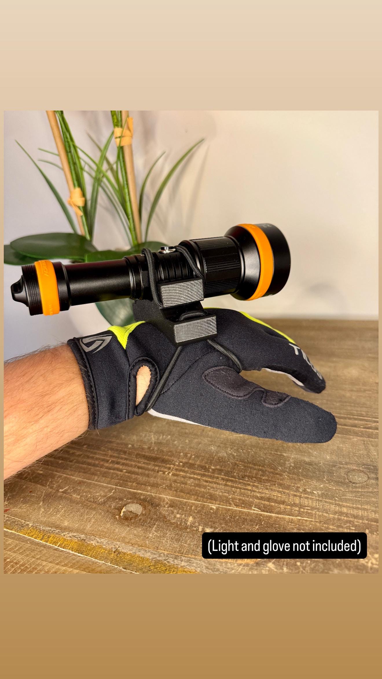 Goodman Style Dive Torch Handle for Orcatorch ZD710 MK2 | PETG +