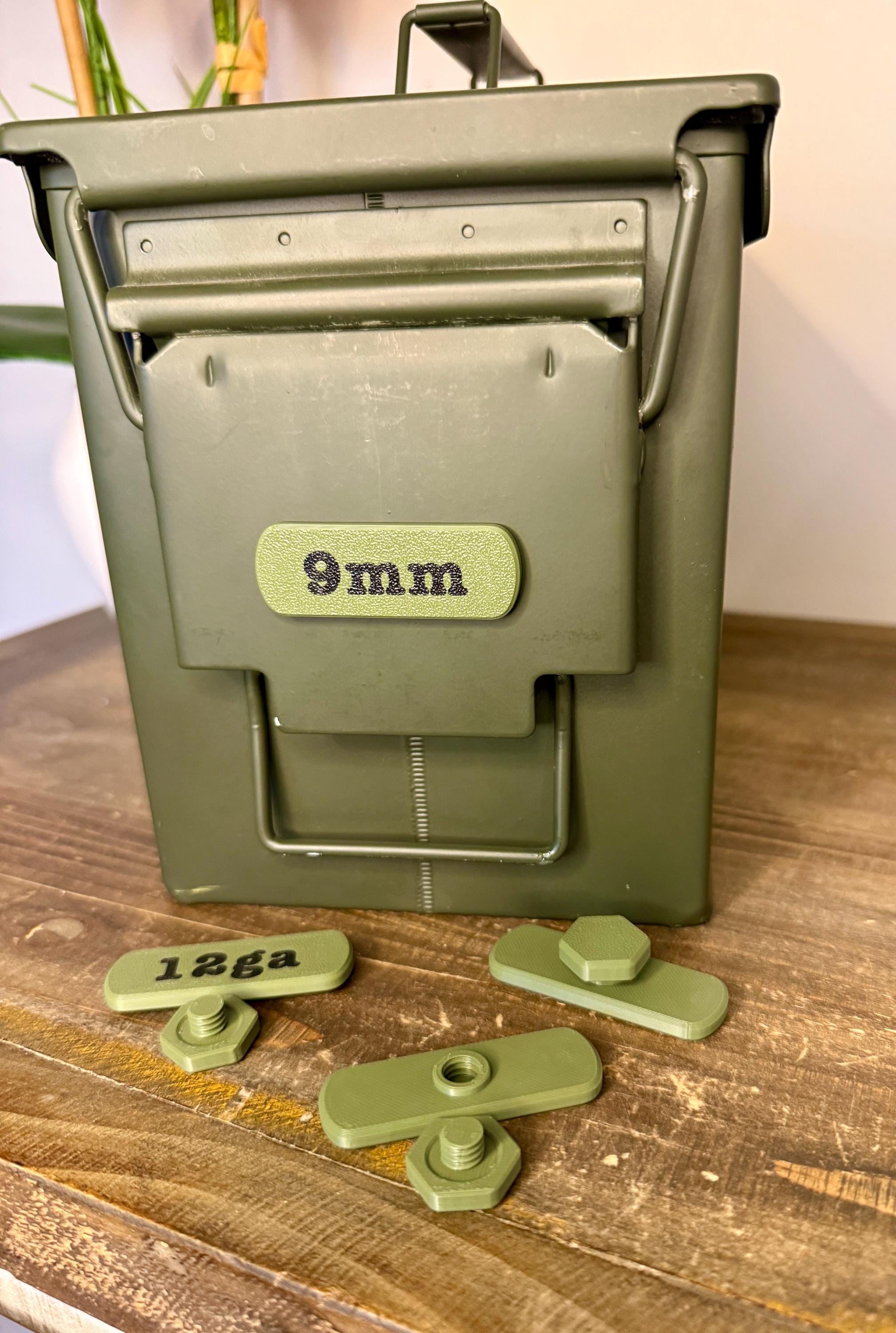 MAGS Ammo Can Decals (2 Pack) | Black & White Vinyl Stickers For Gun Cases, Lockers, And Tool Boxes