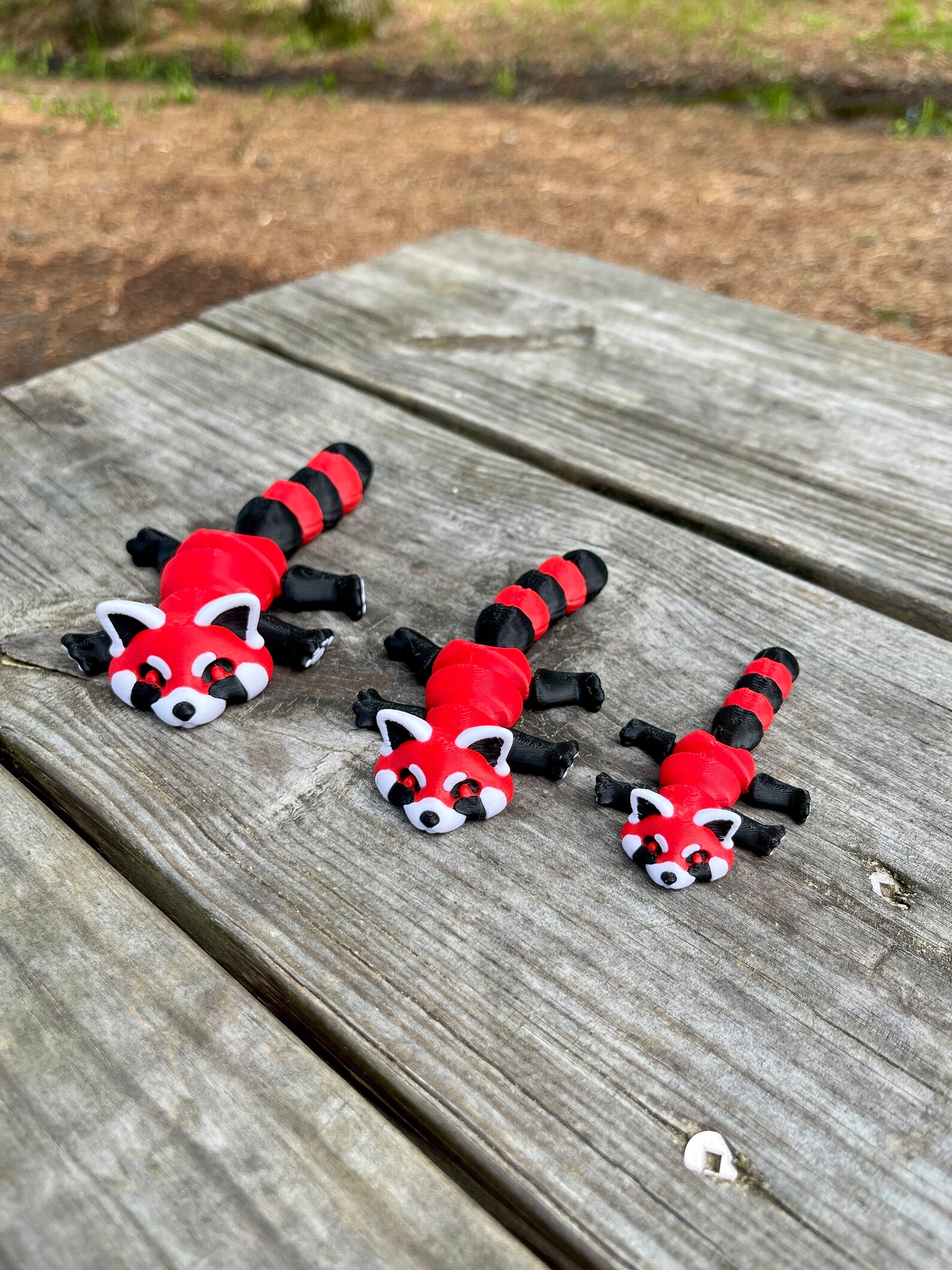 Articulated Red Panda | 3D Printed Flexi | Fidget Toy | ADHD Toy ...