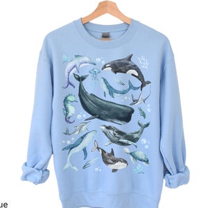 Killer Whale Sweatshirt, Orca Shirt, Killer Whale Lover, Whale Gift, Orca Lover Gift, Ocean Gift, Killer Whale, Orca, Killer Whale Sweater