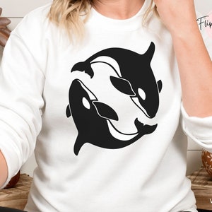 Orca Sweatshirt, Killer Whale Lover, Orca Shirt, Whale Gift, Orca Lover Gift, Ocean Gift, Killer Whale, Orca, Killer Whale Sweater, Nautical