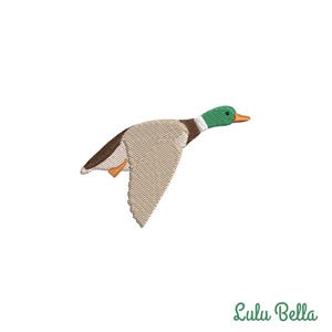 Mallard Duck Flying Machine Embroidery Files - 3 sizes - Digital File ZIP Instant Download