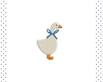 Mother Goose Machine Embroidery in 4 Sizes - Easter Spring Design