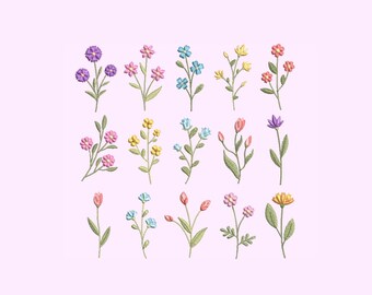 15 Flower Machine Embroidery Designs