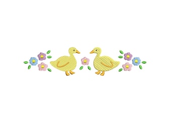 Enten Stickdatei: Baby & Kinder Stickdatei (Digitale Datei)