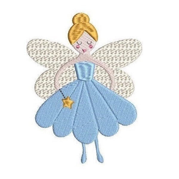 Fairy Machine Embroidery Digital File - Sugar Plum Fairy Nutcracker - Instant Download