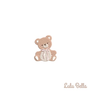 Mini Teddy Bear Machine Embroidery Files - 5 sizes - Digital File ZIP