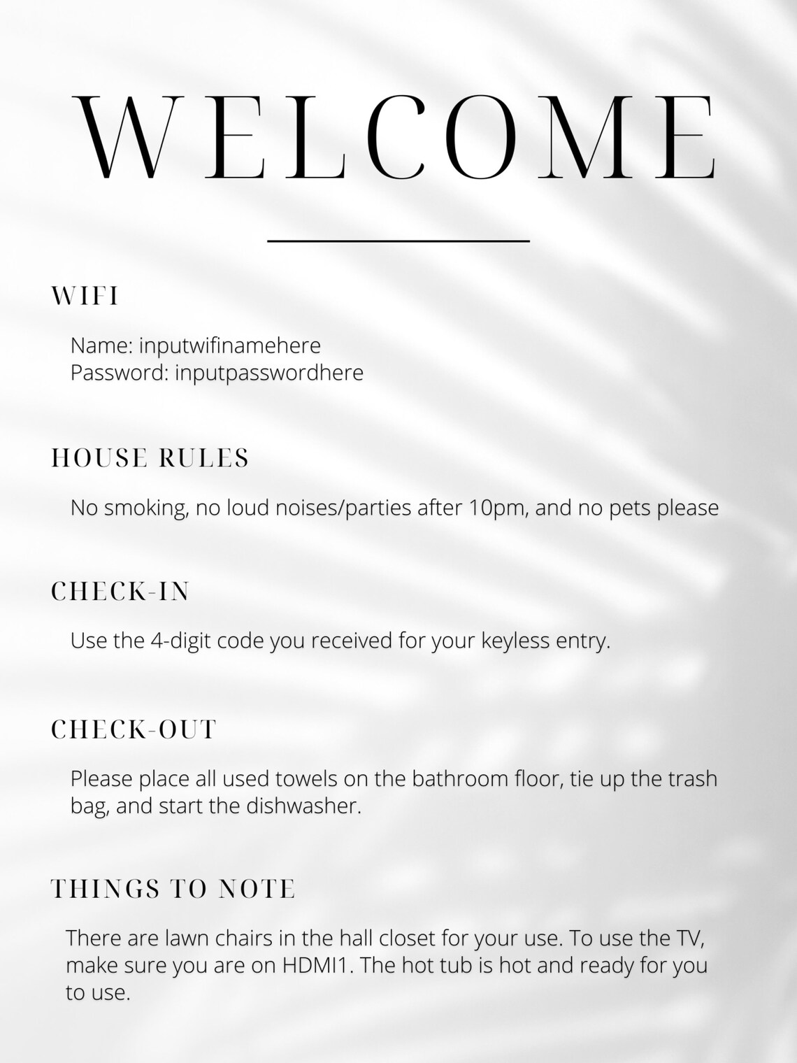 Modern Airbnb Sign Vacation Rental Sign Airbnb