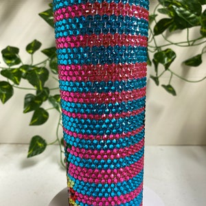 Sugar Skull Rhinestone Tumbler / Beautiful Colors / High-shine Resin ...