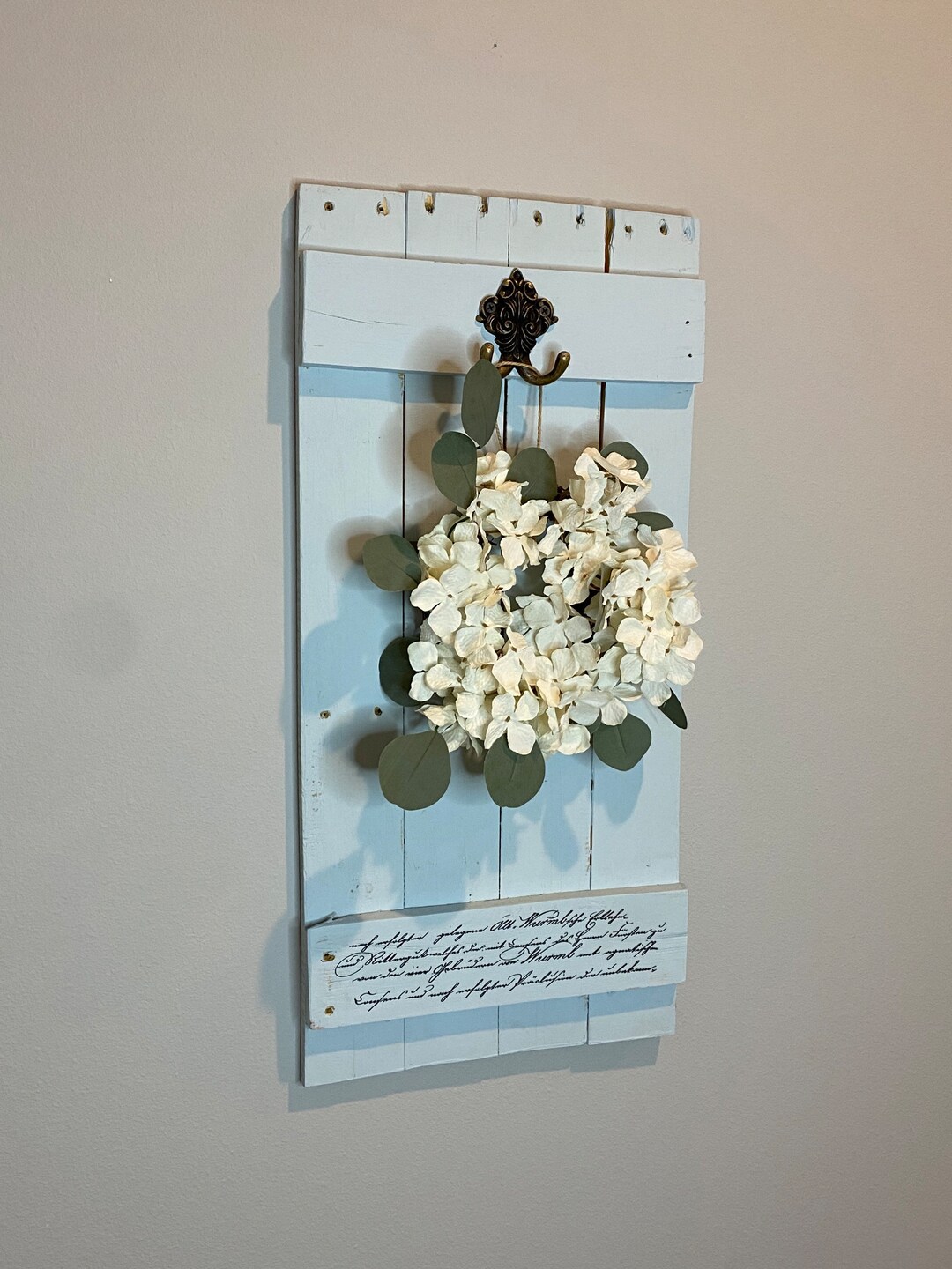 Country French Farmhouse Wall Sconce With Mason Jar, Wall Decor, Wall