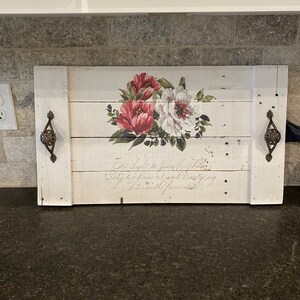 Rustic country, French farmhouse, decorative tray