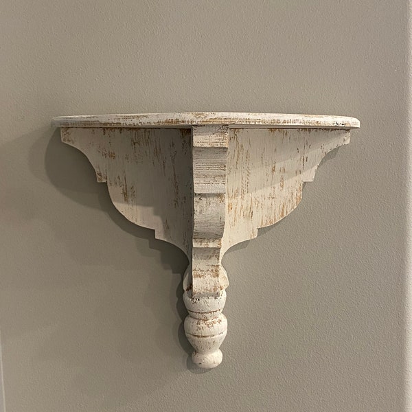 Rustic Corbel Shelf - Vintage Country Farmhouse