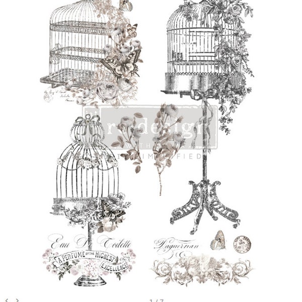 La Voliere  - Redesign by Prima - Furniture Transfers - Bird Cages