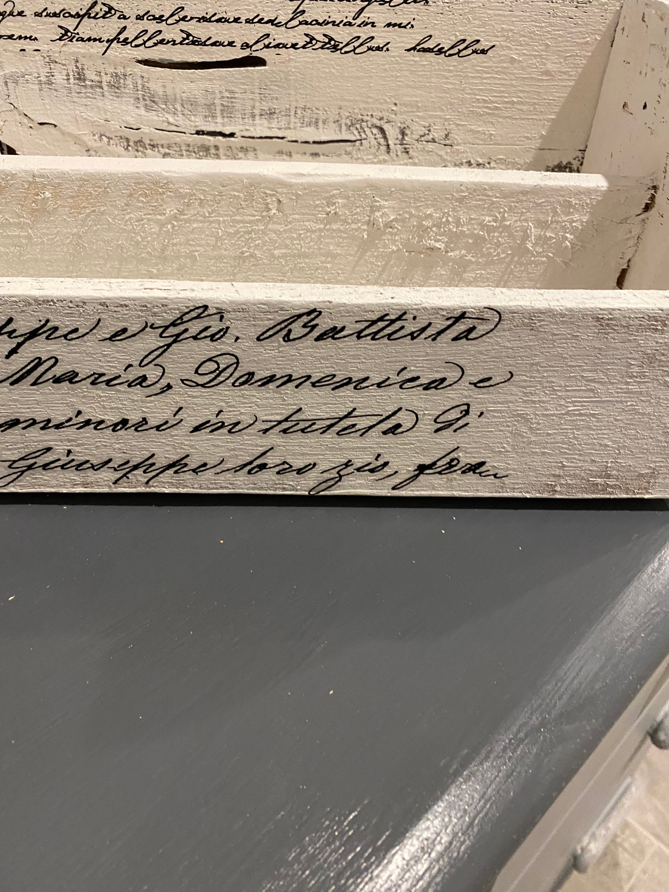 Rustic Country French Farmhouse Desk Organizer Letter Holder Etsy