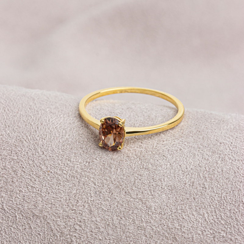 Frida Ring - Smoky Quartz