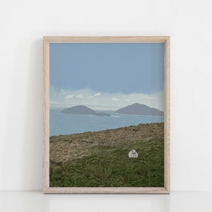 Ireland Poster Print - Ireland Travel Print - Irish Wall Art Travel Poster - Irish Landscape Print - Ireland Gifts - Digital Download