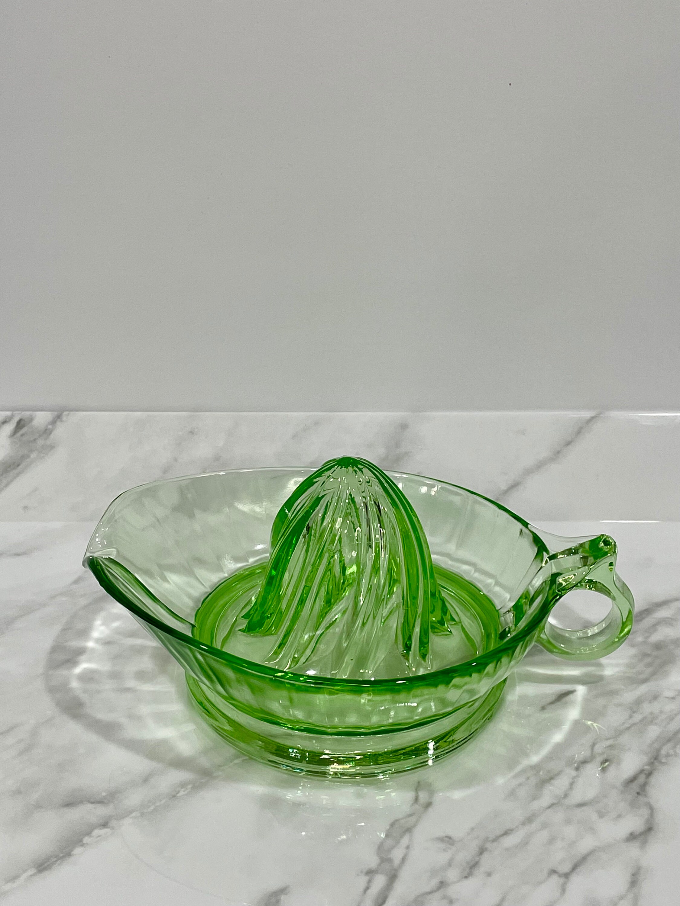 RARE Vaseline Glass Juice Reamer Glass Juicer Etsy