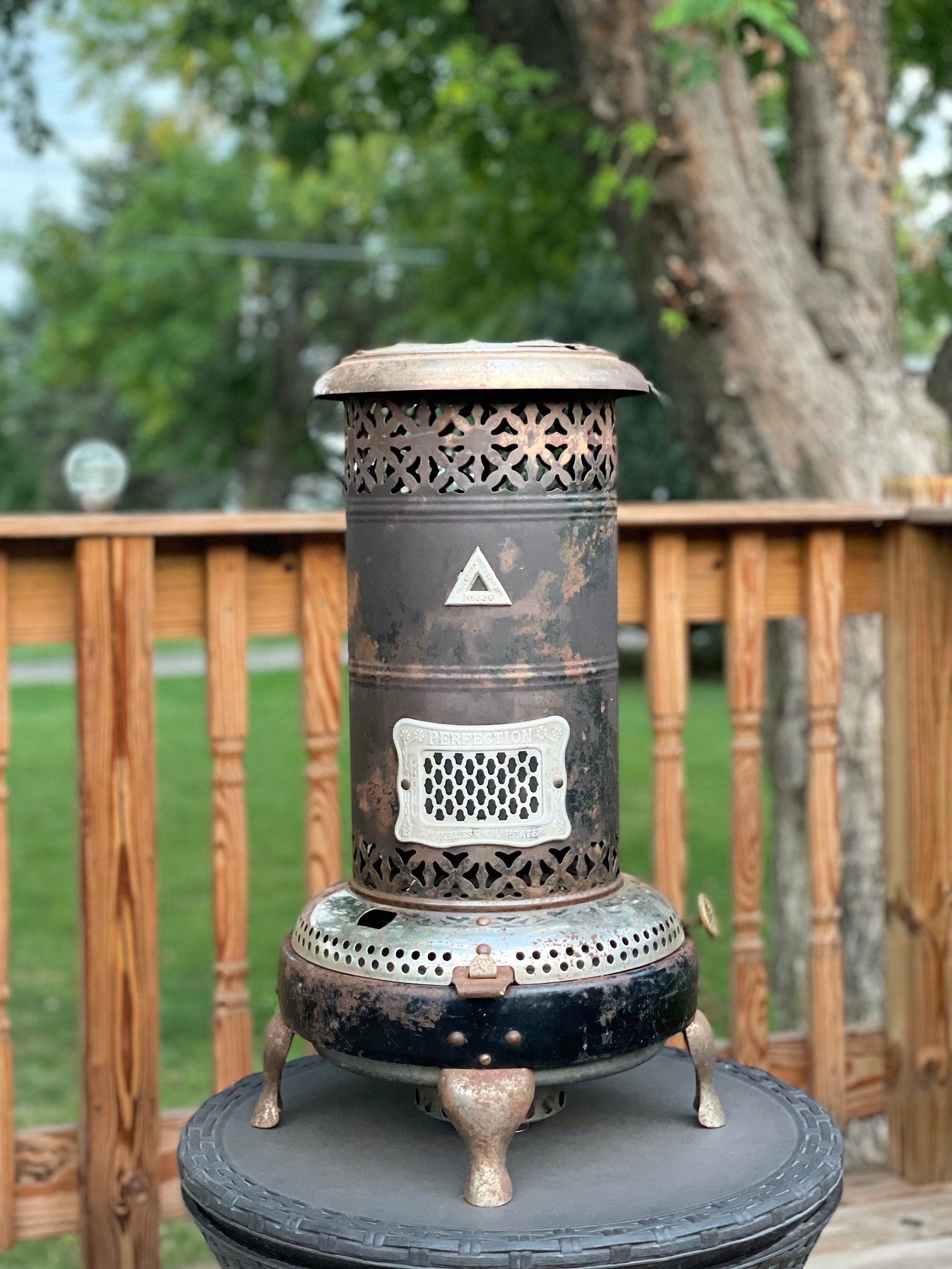 Antique Perfection Kerosene Heater RARE Antique Perfection
