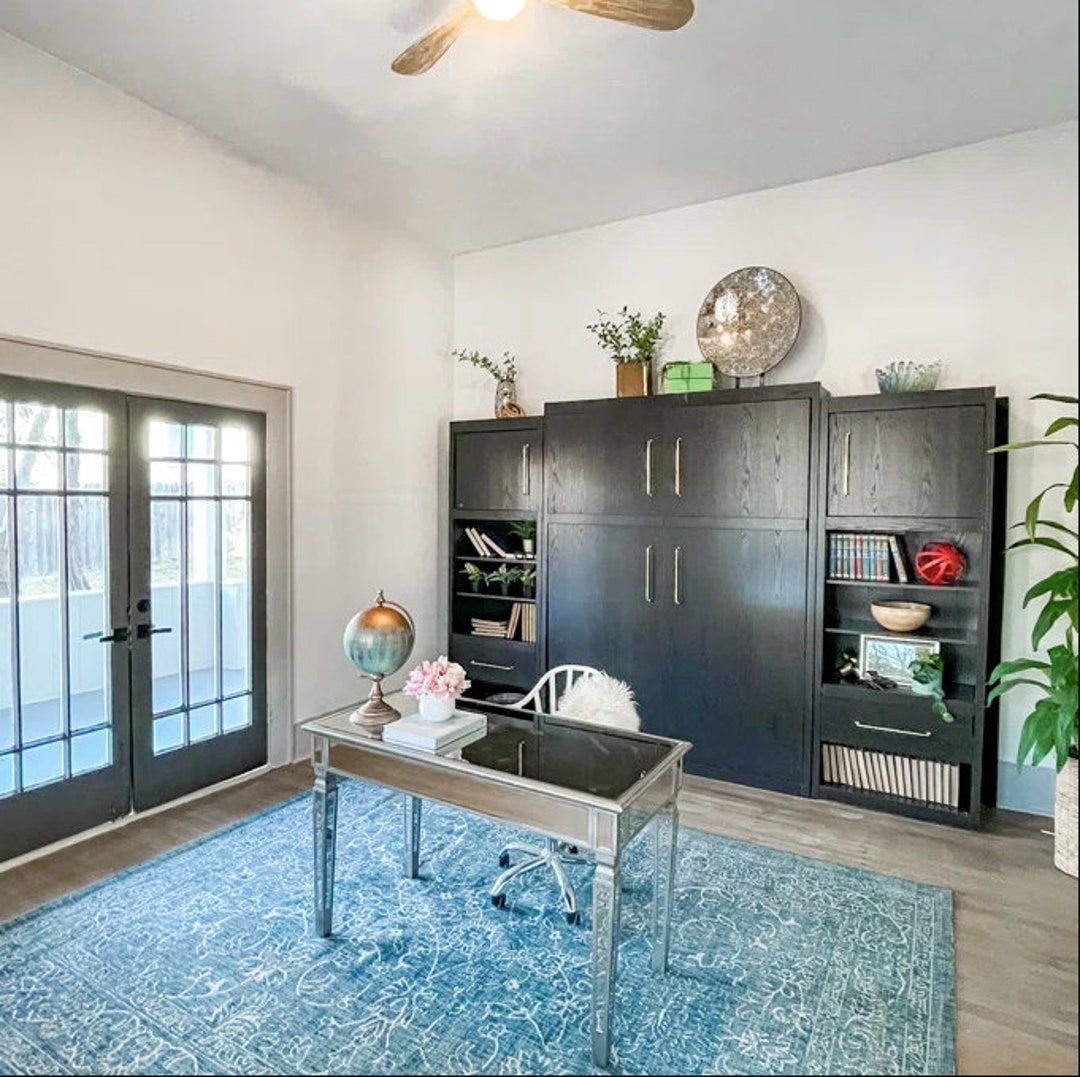 Wooden Murphy Bed White Murphy Bed Murphy Beds Beds Etsy