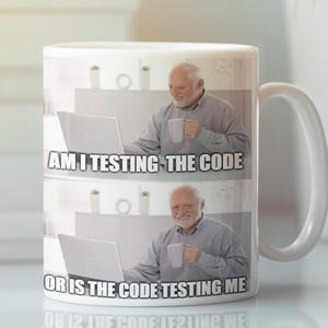 Programmerare Mugg – Kodtestningsmeme, Gåva för mjukvaruutvecklare