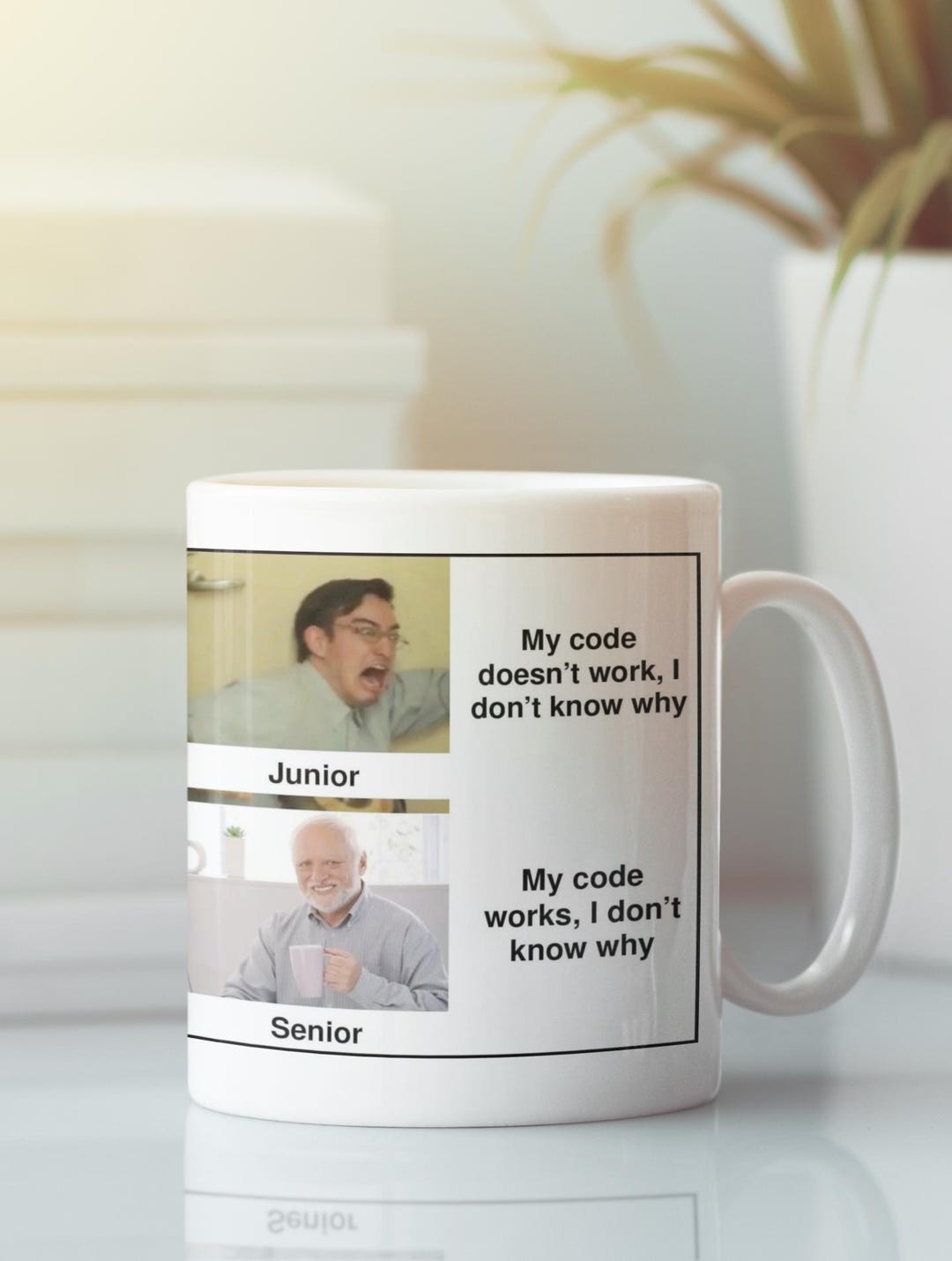 Programmer Meme Coffee Mug – Coding Humor, Gift for Software Engineers ...