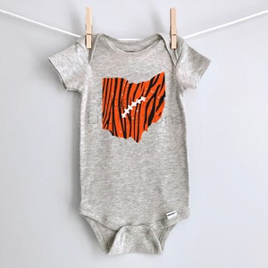Cincinnati Football Baby Bodysuit
