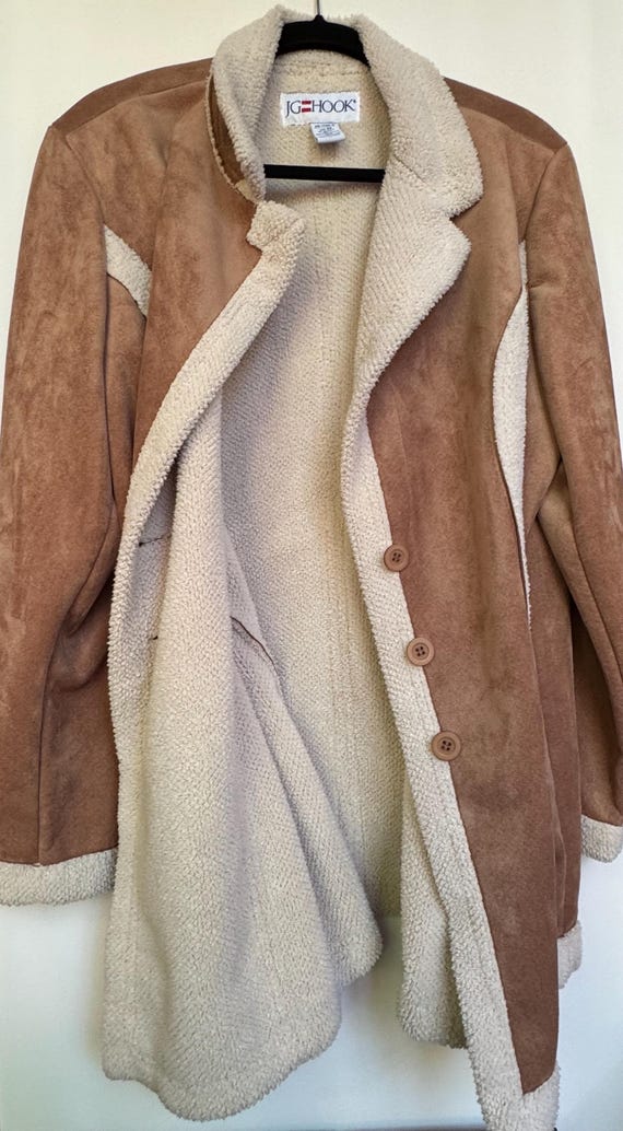 Vintage JG Hook Faux Suede Jacket