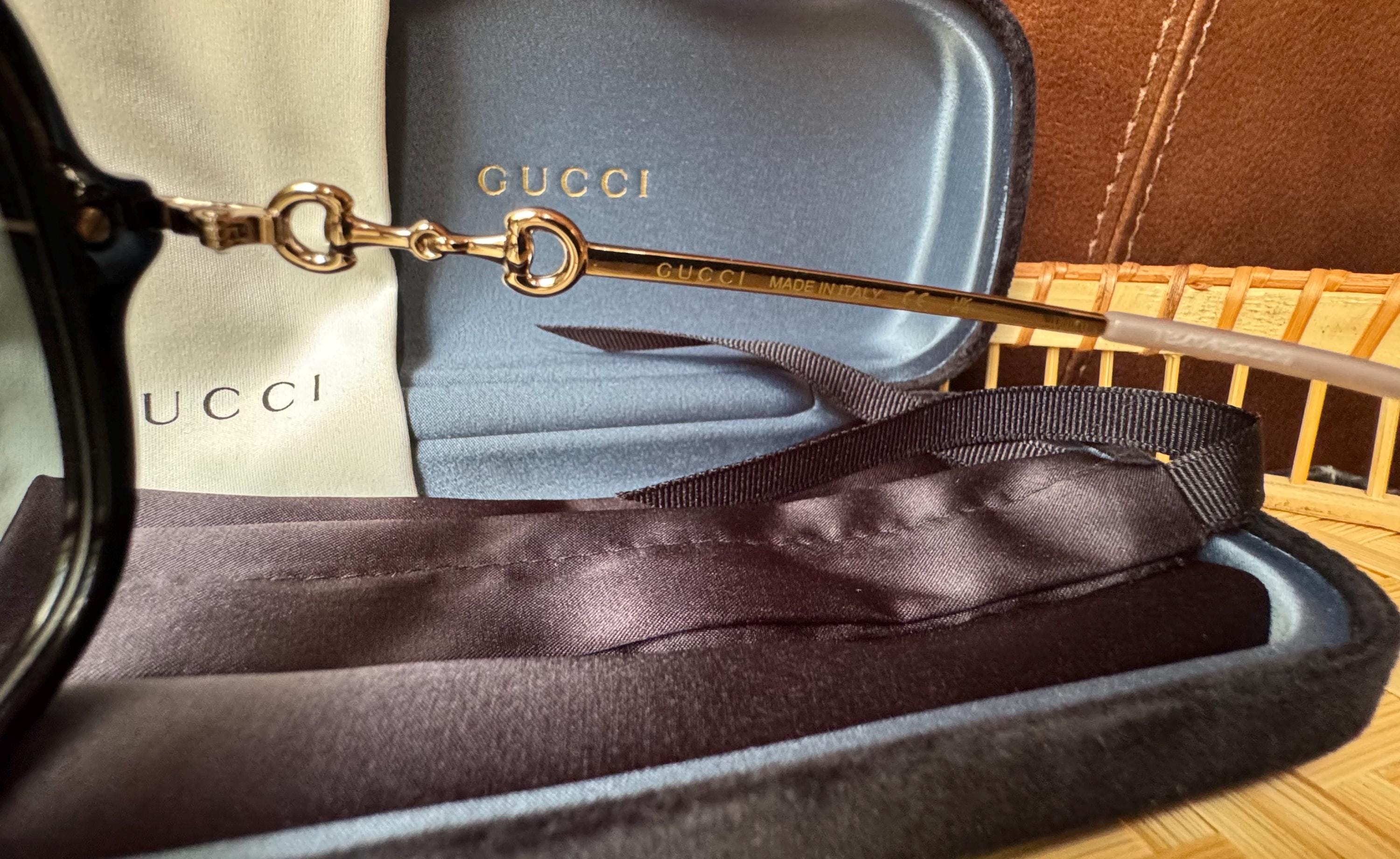 New Gucci Sunglasses With Velvet Gucci Case - Etsy